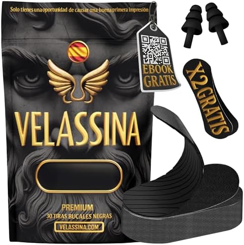 Pack de 60 Tiras Bucales para Dormir, Regalo Ebook, Tiras Nasales...