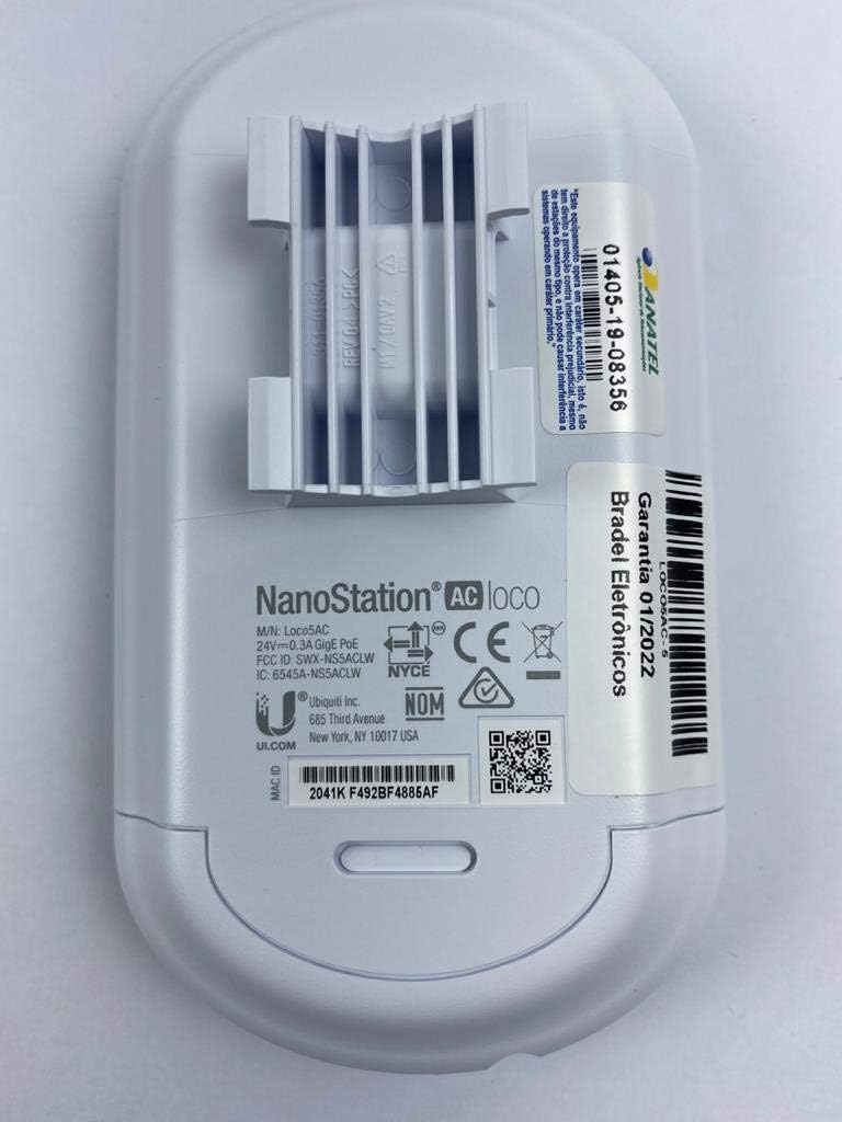 Ubiquiti NanoStation Loco airMAX AC CPE with Dedicated Wi-Fi Management (5-Pack)