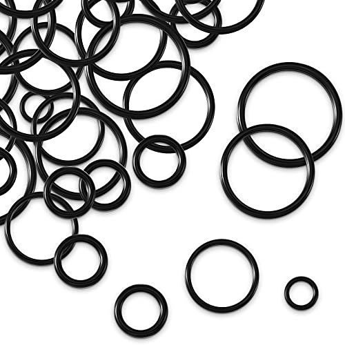 30 Pièces Joints Toriques en Caoutchouc Joints Toriques en Nitrile Joint de Tuyau en Nitrile en Plusieurs Tailles Rondelles Toriques en Nitrile pour Raccord Montage Cover