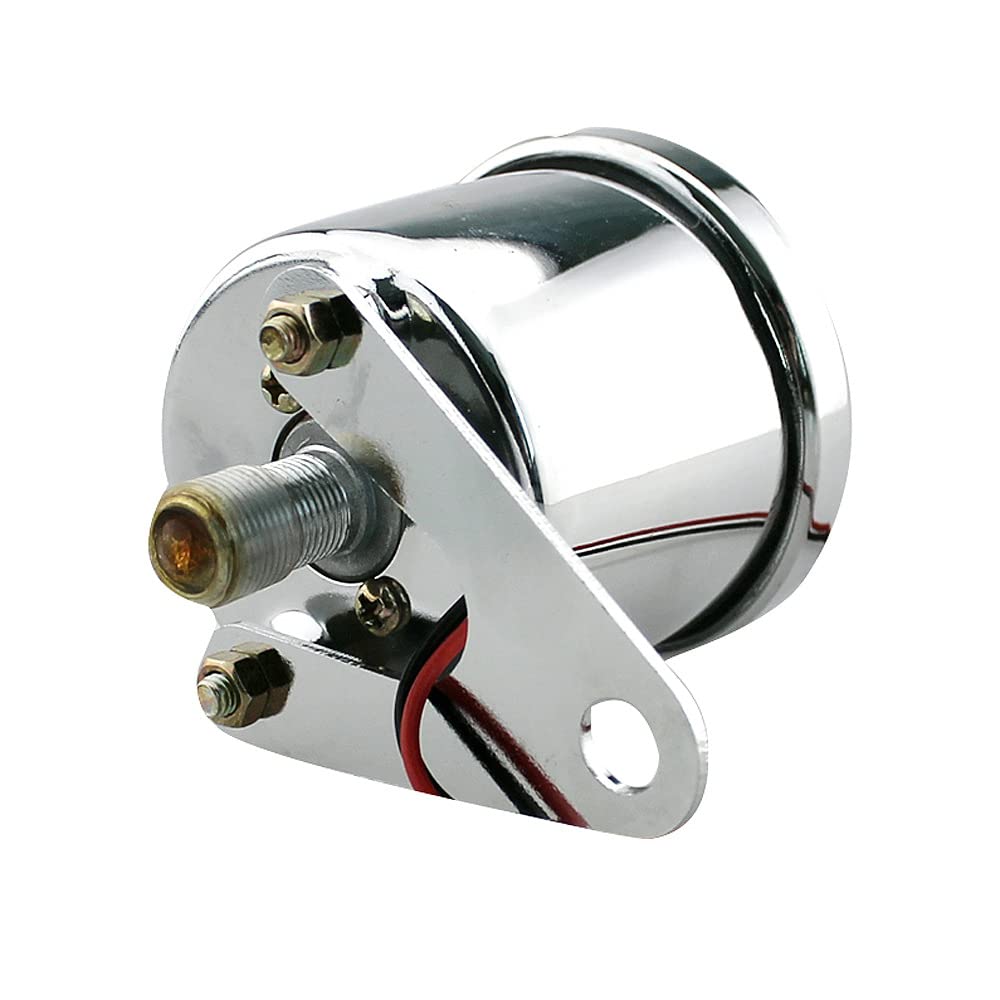 Amazon.co.jp: VISPREA スピードメーター 機械式 12V 180km/h バイク用