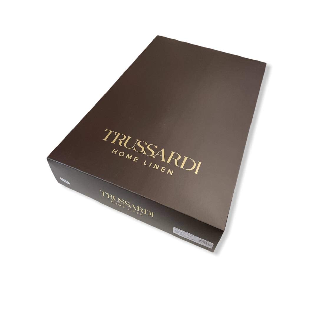 TRUSSARDI Set Asciugamani Bagno Viso e Bidet in Cotone, Asciugamani Resistente a Lavaggi, Include 1 Asciugamano Viso 55x100 cm e 1 Asciugamano Bidet Ospite 40x60 cm, Asciugamani 2 Pezzi