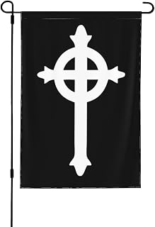Presbyterian Church (USA) Cross Symbol Garden Flag 28"x40" Double Sided Outside decorations,Yard Flag For Farmhouse Wedding Yard Outdoor Decoration