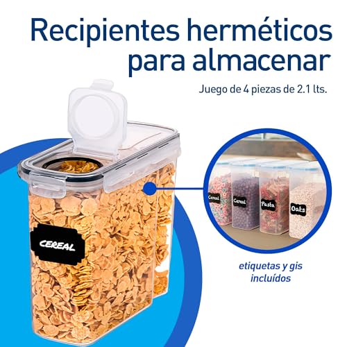 La Mejor Recopilación de Contenedores de almacenamiento más recomendados. 26 Contenedores de almacenamiento marca Bluelander (2)