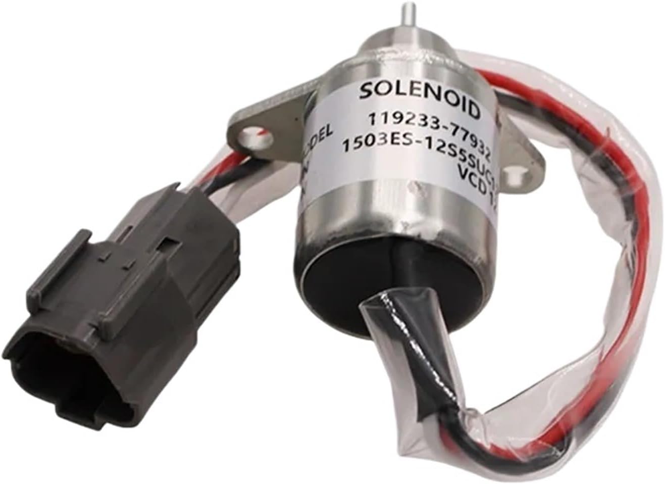 1pc Engine Fuel Shut Off Stop Solenoid Valve 12V 119233-77932 1503ES-12S5SUC12S