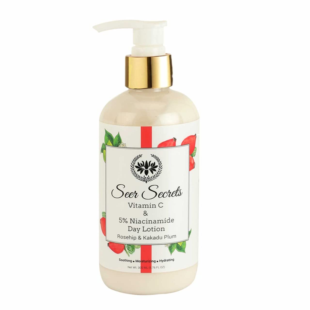 Seer Secrets Body Lotion for Smoothing, body moisturizer for women, Skin body lotion, skin moisturizer, Natural Rosehip & Kakadu Plum Pack of- 300ML Seer Secrets Body Lotion for Smoothing, body moisturizer for women, Skin body lotion, skin moisturizer, Natural Rosehip & Kakadu Plum Pack of- 300ML