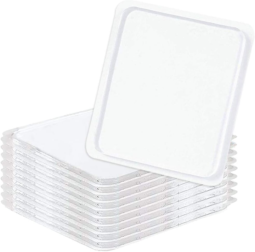 10Pack Sticky Silicone Gel Pad, Multi-Purpose Reusable Clear Sticky Pad, Removable Washable Anti Slip Gripping Pads Cell Phone Holder for Glass Mirror Key Sunglasses Dashboard