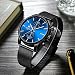 Imagen de GOLDEN HOUR Reloj de Cuarzo analógico de Malla de Acero Inoxidable a Prueba de Agua con cronógrafo Minimalista de Moda para Hombre con Fecha automática