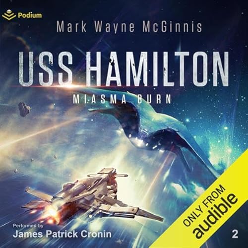 USS Hamilton: Miasma Bur Audiolivro Por Mark Wayne McGinnis capa