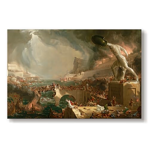 Thomas Cole | Collapse Of The Eternal City | Canvas Wall Art | GAL089