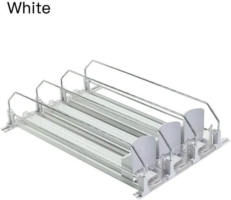 Can Dispenser, 1 Set/3 Counts Can Dispenser with Positioning Buckle, Soda Can Organizer, Drink Organizer for Fridge, Freezer Safe Kitchen Gadgets,Kitchen Storage Rack (1 Set-31cm/12.2in*42cm/16.5in)