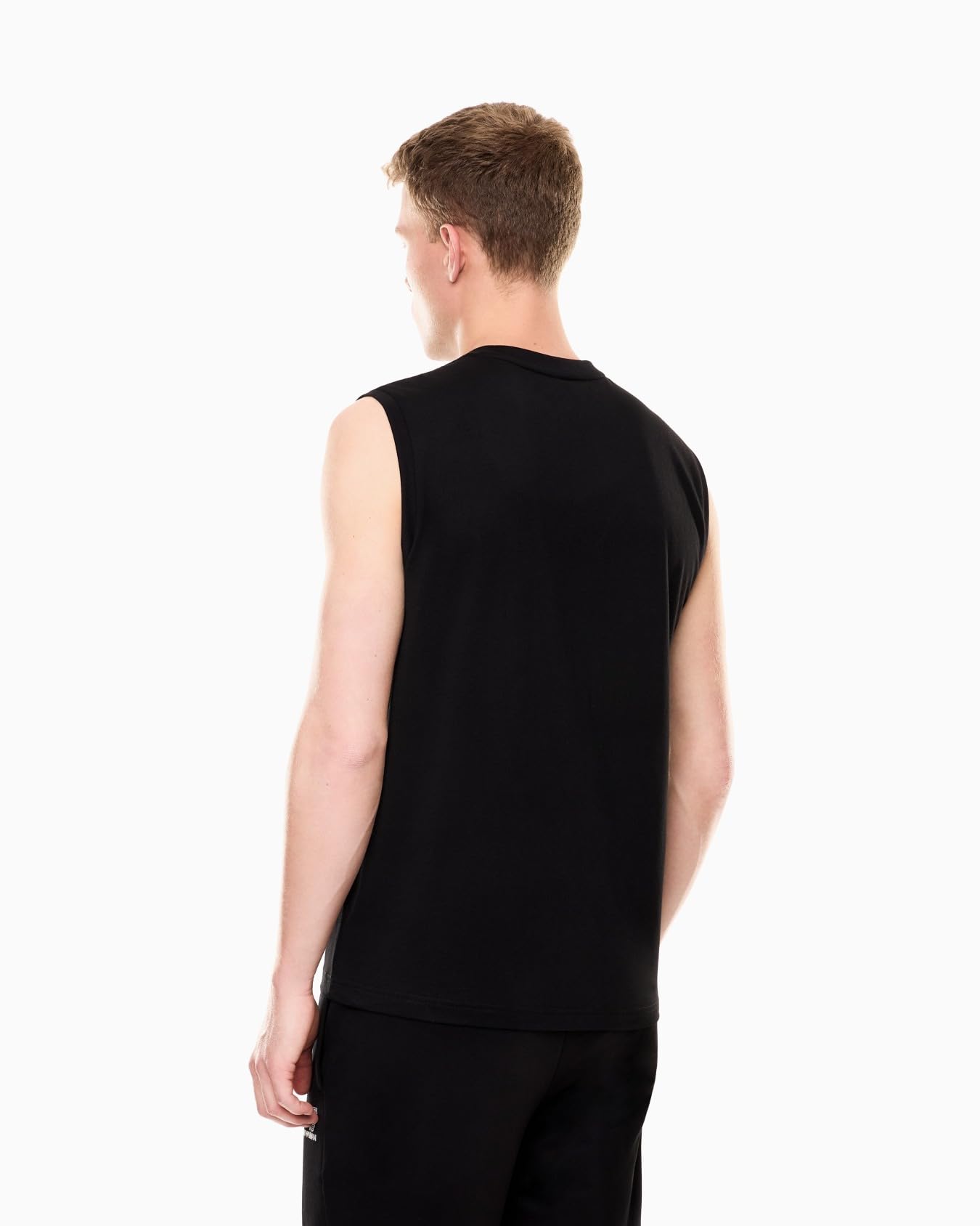 Emporio Armani EA7 Canotta Visibility in Jersey di Cotone da Uomo, 7M001306