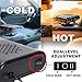 12v car defogging and defrosting heater, car heaters for vehicle, dual cooling and heating, rapid heating, suitable for car, RV, SUV front windshield hot air heater vehicle warm air blower