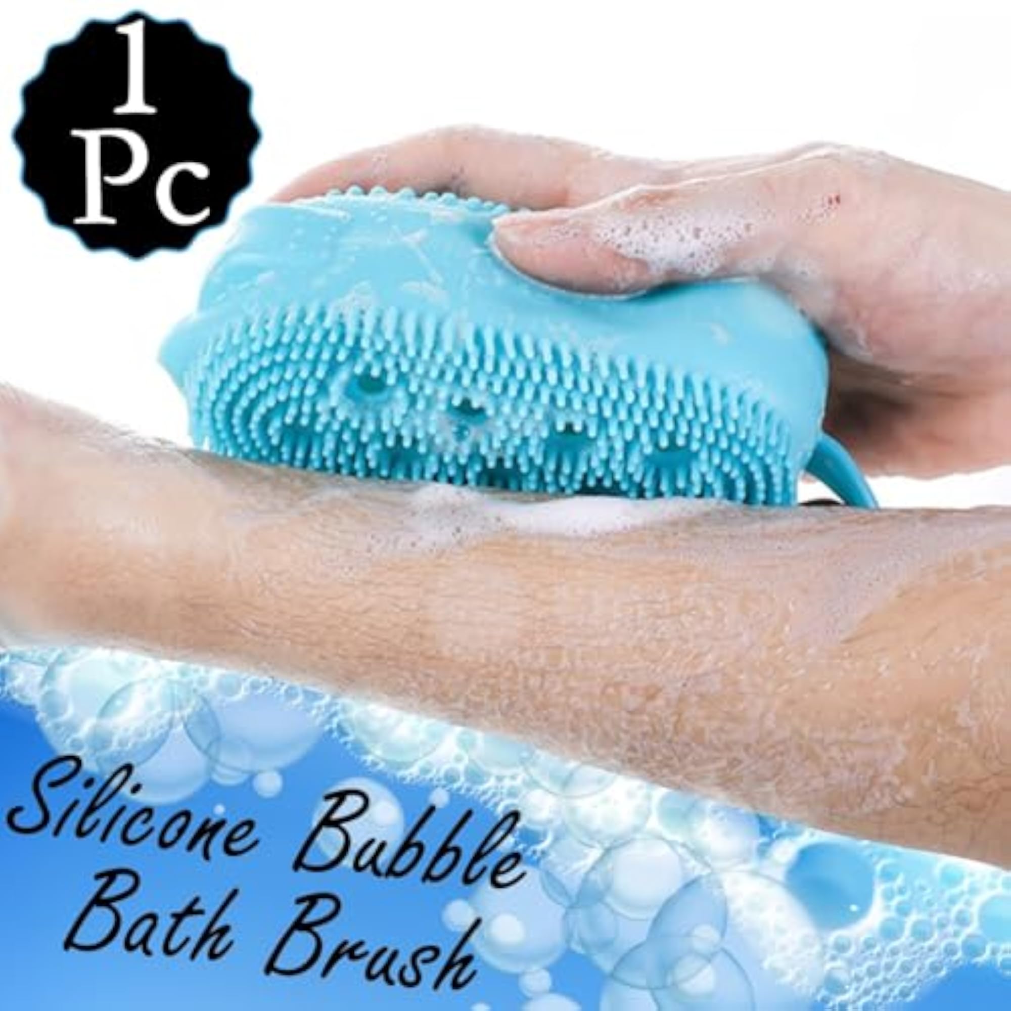 Silicone Bubble Bath SPA Super Soft Body Scrubbing Brush