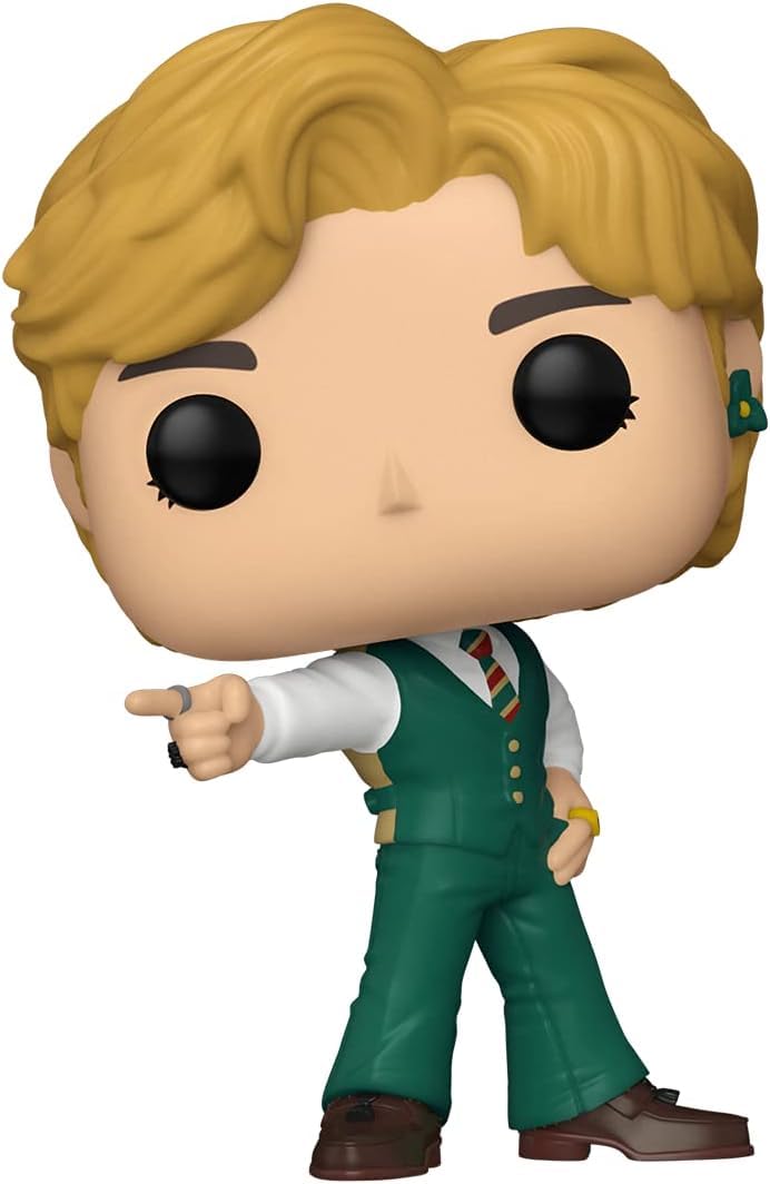 Funko Pop BTS - Dynamite - V ! Vinyl Figure (Bundled with Compatible Box Protector Case), Multicolored, 3.75 inches