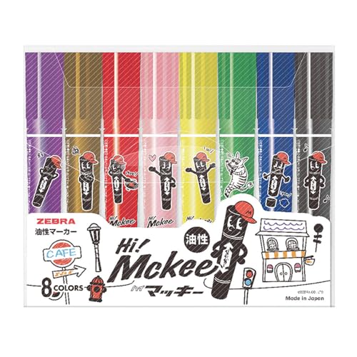 Amazon | ゼブラ 油性マーカー ハイマッキー 限定 Hi! Mckee デザイン