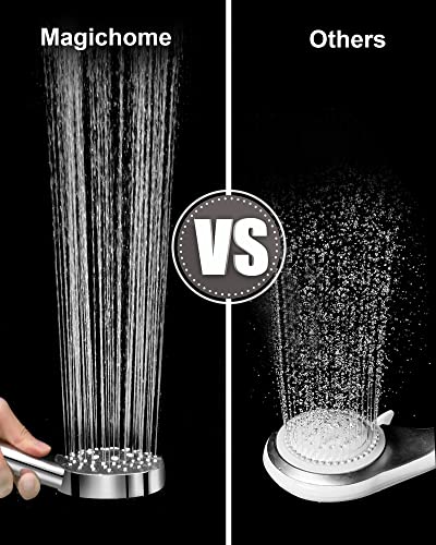 Shower Head, Magichome High Pressure Shower Head with 5 Spray Modes, Turbocharged Design Powerful Shower Heads for Low Water Pressure - Image 2