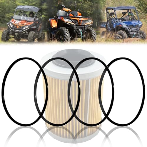 QYMOTO CFMOTO Oil Filter Cover Seal O Ring for UTV ATV CFMOTO Cforce Zforce Uforce 400 500 600 800 900 950 1000 Accessories OEM 0800-014003(4 Pack)