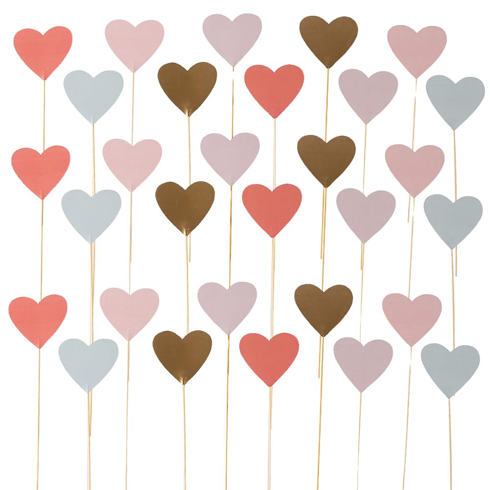 Fun Express Multi-Colored Heart-Shaped Yard Stake Set - 50 Pieces