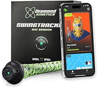 Diamond Kinetics SwingTracker Bat Sensor with FREE 1-Year Membership for Baseball and Softball