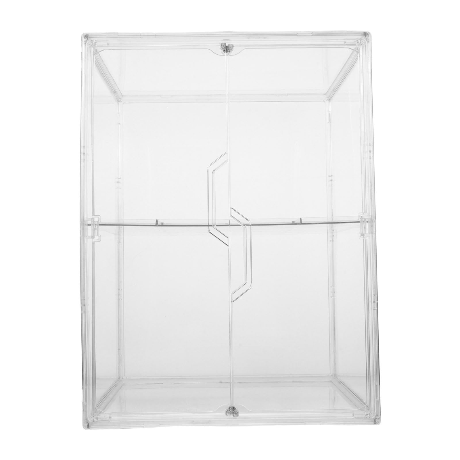 Babyflaschen Aufbewahrungsständer aus Acryl mit Doppelter Etage und Stilvollem Design für Badezimmer und Modernen Haushalt zur Ordentlichen Flaschen und Zubehörorganisation