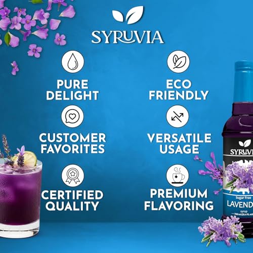 Syruvia Sugar Free Lavender Syrup