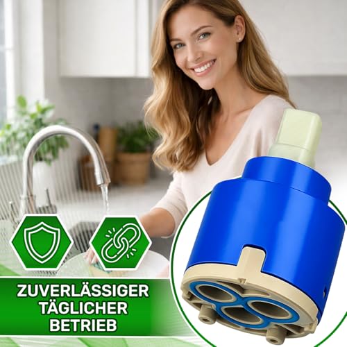 Keramik Wasserhahn Kartusche Ø 35 mm - Garantie 5 Jahre - ONIX TECH