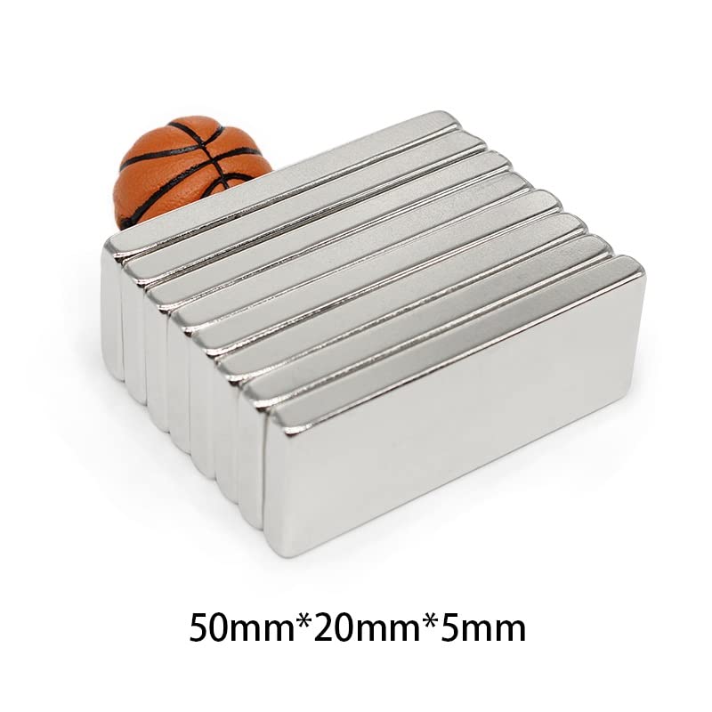 1/2/5/10PCS 50x20x5mm Quadrate Block Rectangular Neodymium 50x20x5 Permanent 50 * 20 * 5 Magnets(5PCS)