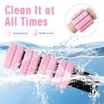 MESUADESI Wrist Weights Set of 2, Wearable Wrist Ankle Weights for Women & Men, Silicone Weighted Bangles Adjustable Arm and Leg Weights for Walking Yoga Pilates Running Dance Gym 2lb - Image 3