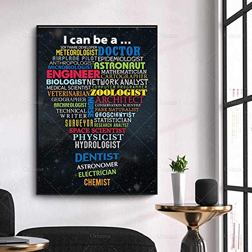 Wall Art,Posters Prints,Creative Teaching Press Poster Stem Careers Inspire U Poster Home Decoration Modern Wall Art Canvas Painting for Living Room,Posters Art Deco,Poster for Room - 50X70Cm Wall Art,Posters Prints,Creative Teaching Press Poster Stem Careers Inspire U Poster Home Decoration Modern Wall Art Canvas Painting for Living Room,Posters Art Deco,Poster for Room - 50X70Cm