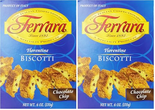 Ferrara Florentine Chocolate Chip Biscottti, 6 Ounce (Pack of 2)