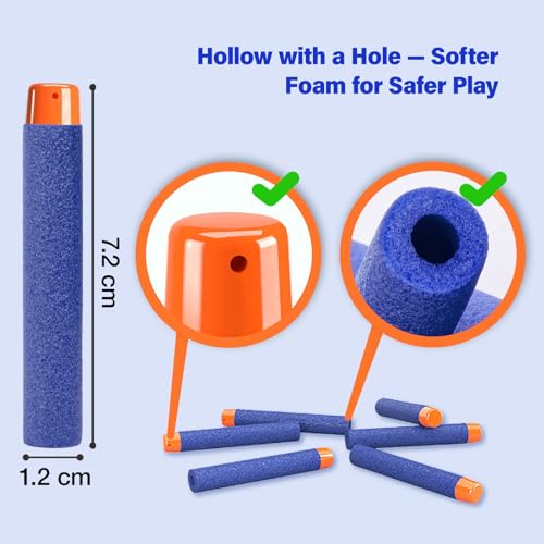 AMOSTING 100 Pfeile für Nerf Elite 2.0 – Ansicht 2
