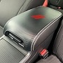 CEBAT Center Console Armrest Box Cover Anti-Scratch Leather Auto Central Armrest Protector Pad Interior Decoration Accessories Fit for Dodge Charger 2011-2023 Chrysler 300 2011-2022(Carbon Fiber)