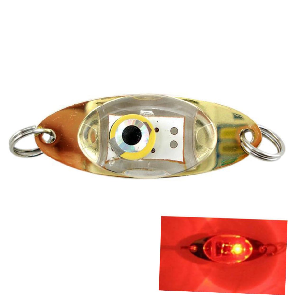 BESPORTBLE 15pièces Bait Lumineux LED Œil pour Nocturne Lumière Flottante Rouge Vert Bleu Blanc