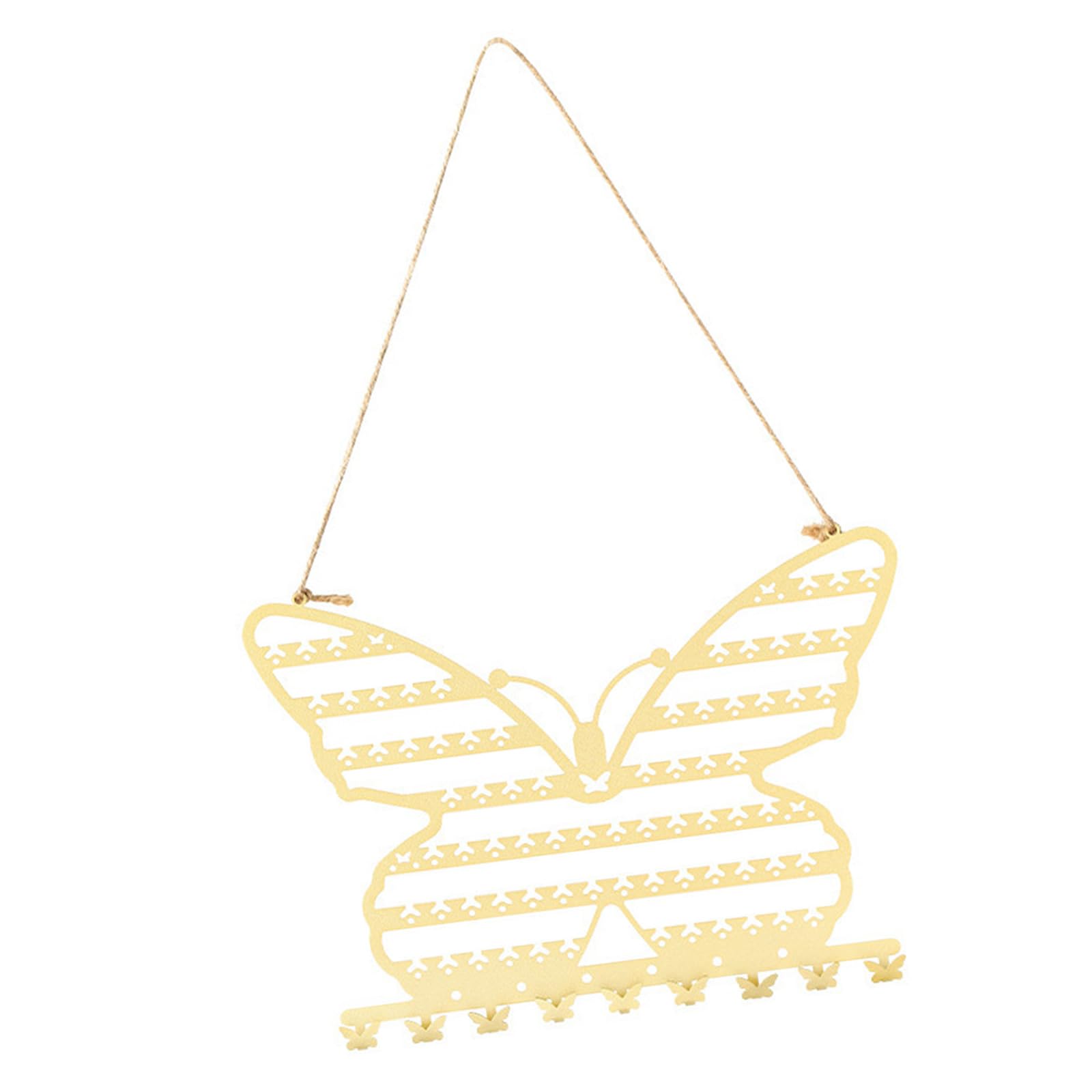 Organiser les colliers au mur avec le porte-bijoux Butterfly Designs chic