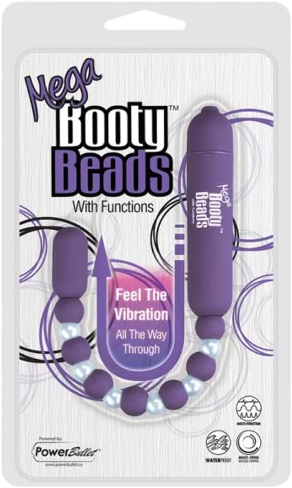 BMS Enterprises Mega Booty Beads Vibrator, Lavender