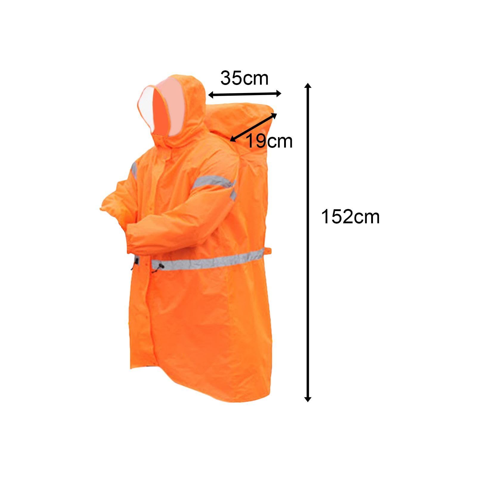 Poncho Impermeable con Capucha, Ligero Y Versátil, Chaqueta Transpirable con Capucha para Actividades Al Aire Libre Y Caminatas.