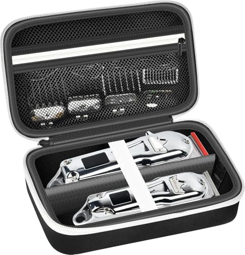Sac pour tondeuse à cheveux Glaker pour homme + kit tondeuse à cheveux, Noir