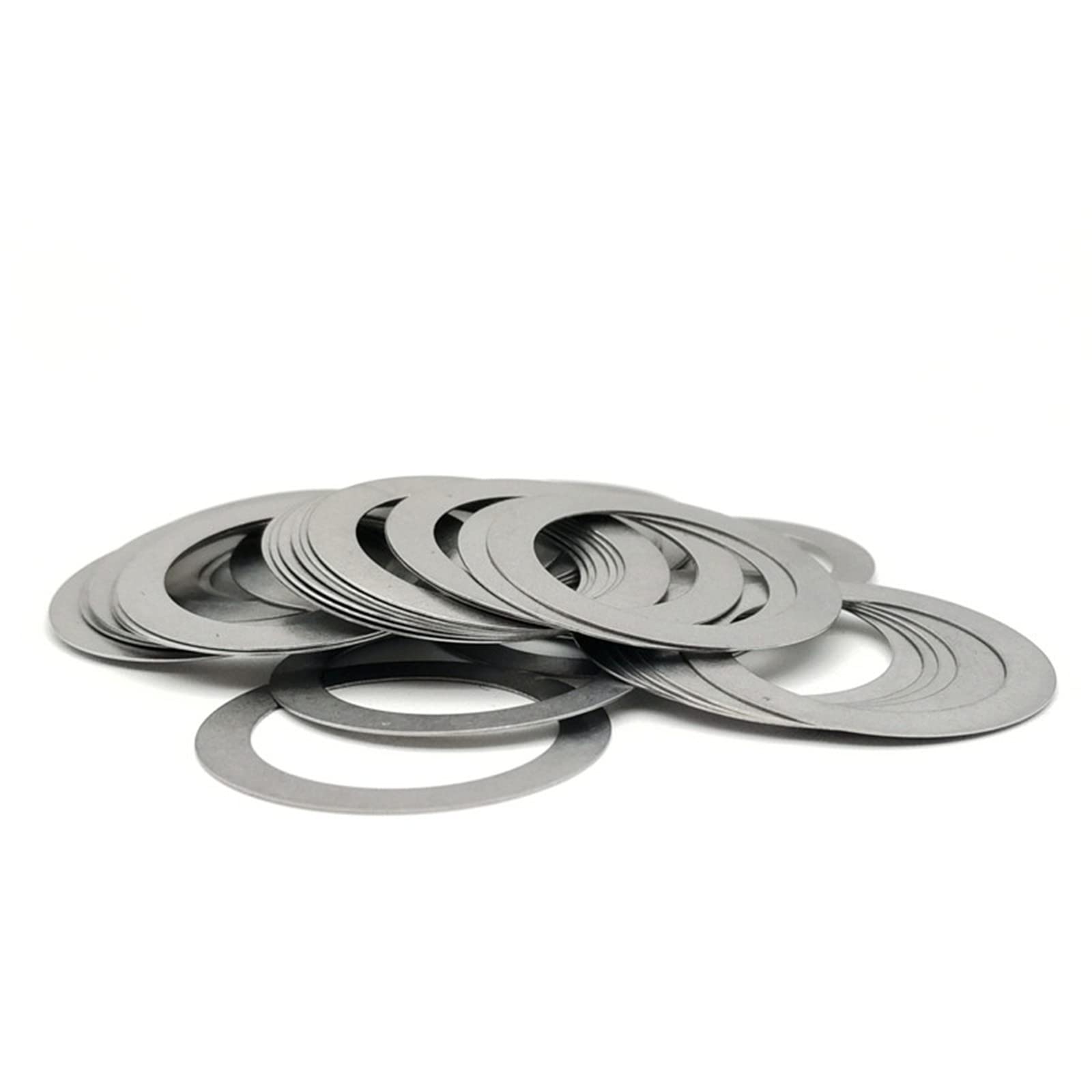 KALESYUJIN-40PCS(M3-M12) S:0.1-10pcs/0.2-10pcs/0.3-10pcs/0.5-10pcs DIN988 Metal Shim Washers Stainless Steel Ultrathin Gasket Thin Flat Washer (3 * 7)