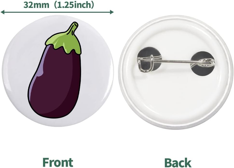 Mostme 300 Sets 32mm/1.25 inch Button Supplies Button Parts for Buttons Maker Machine 32mm, Round Badge Blank Buttons Pins, Includes Plastic Pin Back Cover, Metal Cover, Clear Film&Blank Paper