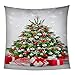 Produktbild MTCDBD Weihnachtsdecke,3D Druck Grün Weihnachtsbaum Geschenk-Box Flanell Decke, Winter Weiche Komfortable Warme Decke, Für Kinder Erwachsene Decke Schlafzimmer Decke, 102 * 127Cm