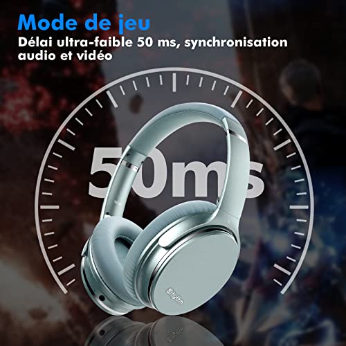 Srhythm NC35 Casque Bluetooth sans Fil V5.0 à Réduction de Bruit Active Léger et Pliable, Circum-auriculaire à Charge… - Les Beatles, Paul McCartney, John Lennon, RIngo Starr, George Harrison Srhythm NC35 Casque Bluetooth sans Fil V5.0 à Réduction de Bruit Active Léger et Pliable, Circum-auriculaire à Charge… – Image 6