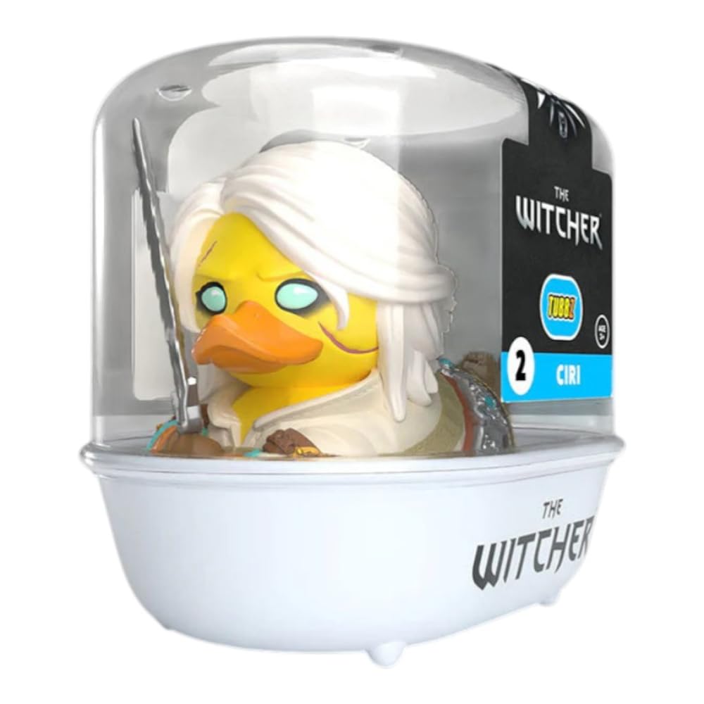 TUBBZ First Edition: The Witcher - Ciri Cosplaying Rubber Duck Vinyl Figure - Official Collectible for Fans of The Witcher