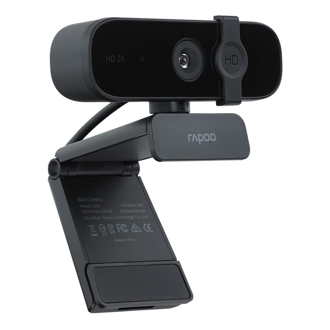 Rapoo XW2K Kamera internetowa 2560 x 1440 pikseli USB 2.0 Czarny