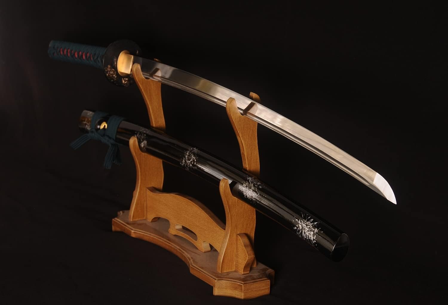 Lyuesword - Samurai Katana Sword, Hand Forged Sword, 1095 High Carbon Steel, Practical, Real Cut, Razor Sharp, Full Tang Blade
