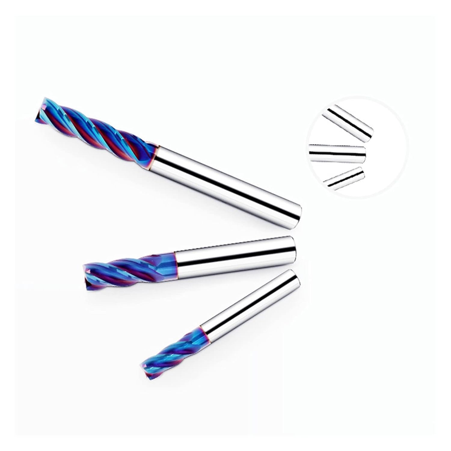 Milling Bits CNC Milling Bits - HRC 65° End Mill Corner Round R0.5 R1.0 Tungsten Steel Milling Cutter 4 Flutes Milling Tools 4mm-12mm CNC Lathe Cutting Tools(R0.5xd4.0xD4xL50)