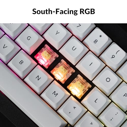 Image of Keychron Q2 Max Wireless Custom Mechanical Gaming Keyboard, QMK /VIA Programmable Knob 2.4 GHz /Bluetooth 5.1 /Wired, 65% Compact RGB Hot-Swap with Gateron Banana Switch for Mac Windows Linux - Black