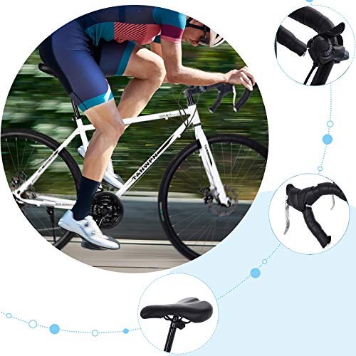 Librclo 26 Inch Road Bike For Men And Women,Disc Brakes, Racing Bicycle With 21 Speed, 700C Wheels Commuter Bicycle, Aluminum Frame Road Bicycles #TOP4