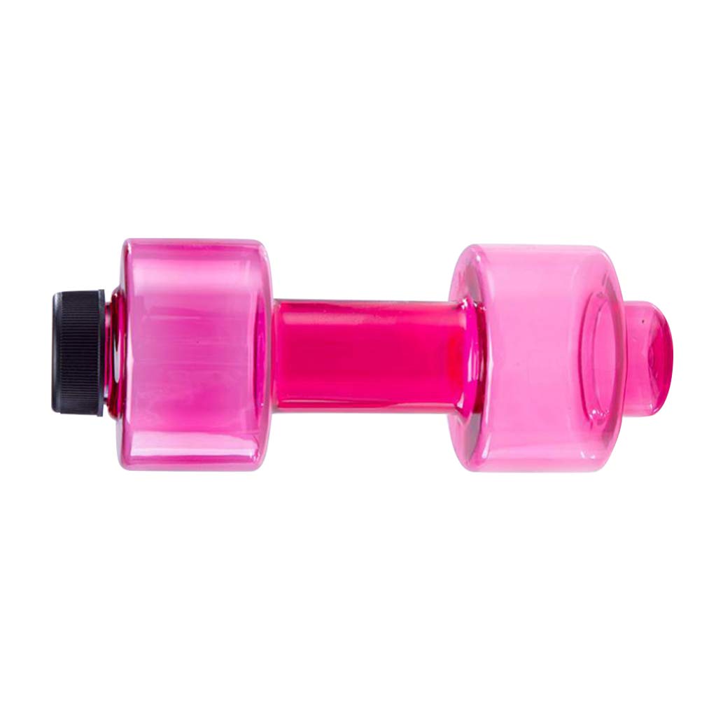 Adjustable Dumbbell Dumbbell Dumbbell Sports Bottle Plastic Dumbbell Exercise Hand Weights Arm Slimmer (Rosy) Adjustable Dumbbells