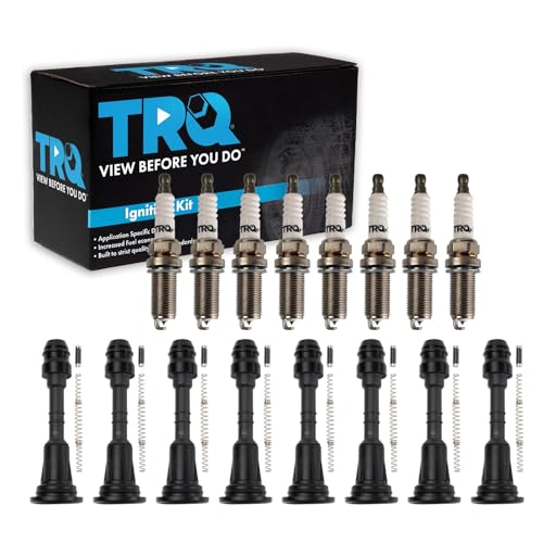 Kit de 8 bujías de iridio TRQ para solucionar fallas de encendido en NV2500