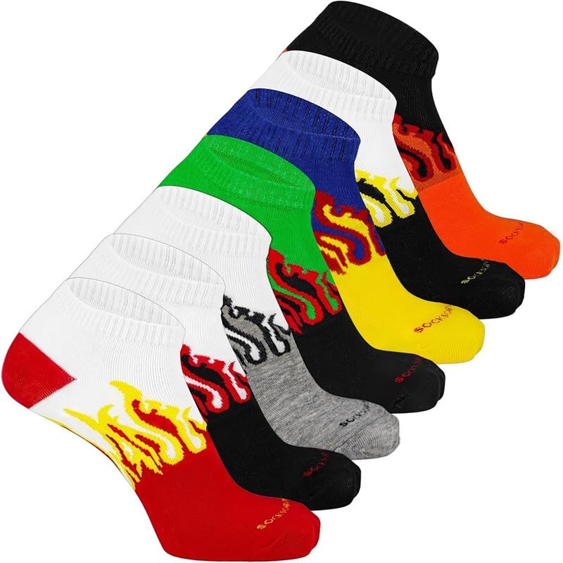Women and Men’s Mid-Calf Length Socks for Office Running Gym Workout Made with Durable, Breathable, Anti Odour & Moisture Absorbent Multi-coloured Socks for Men's-picture-15